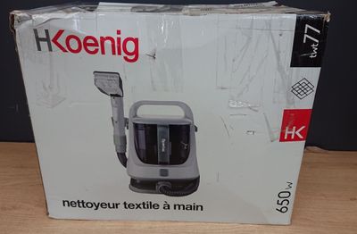 Nettoyeur textile à main HKOENIG TWT77 - Réservoirs à eau pr…