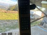 a close up of a control panel on a bus