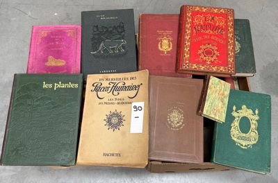 many books that are sitting in a box together