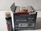 a box of pills and a bottle of medicine