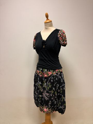 KENZO – Ensemble top (taille M) et jupe (taille 38) en coton et s...