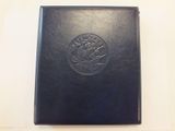 a black book with a picture of a horse on it