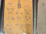 un livre illustré posé sur une table