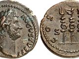 a silver coin with an image of a man on it