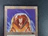 a picture of a card with a picture of a woman in a hoodie