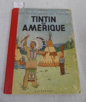 an old children ' s book with an image of a native american