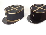 two hats that are sitting on top of each other