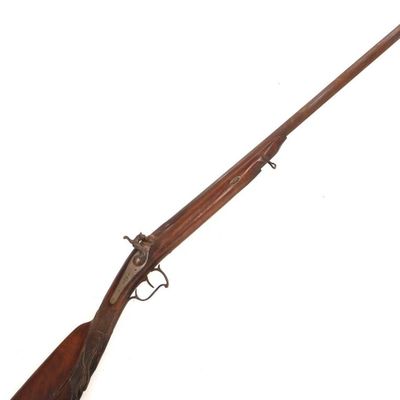 Fusil de chasse à percussion, un coup.