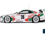 a picture of a model of a race car on a white background