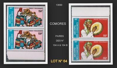 deux timbres avec la photo d'un homme et d'une femme