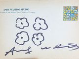 an envelope with a picture of a bunch of flowers on it