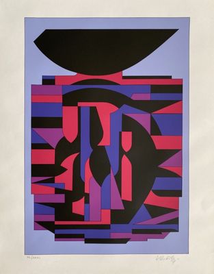 Victor Vasarely - Untitled, 1984