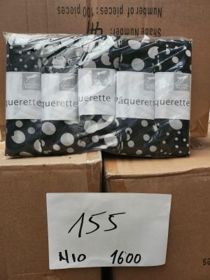 Lot de 1600 Paquerette Cheval Blanc, coloris noir et pois bl…