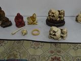 a lot of figurines that are on a table