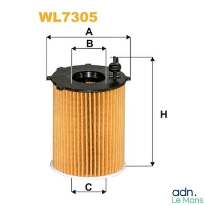 oil filter for the volvo vw7305
