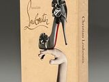 a book with a picture of a woman ' s hand holding a pair of high heels