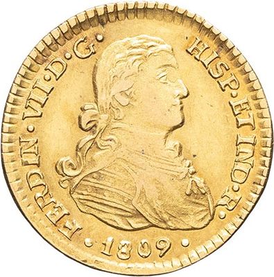 a gold coin with a portrait of a man on it