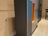 an image of a modern kitchen with a built in cabinet