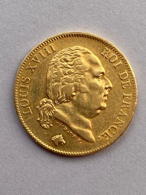 l'image d'une pièce d'or sur laquelle figure le visage d'une femme