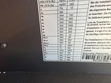 a close up of a label on a machine