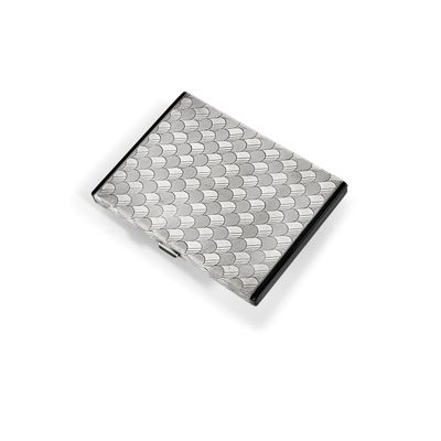 Jean Trotain - AnnÉES 1925 Etui À Cigarette Decor Ecailles E…