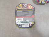 a box of pokemon cards sitting on the floor