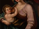 an image of a painting of a woman holding a child