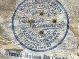 a label on a piece of silver foil that says the birth of george washington