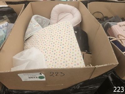 a box with a lot of items inside of it