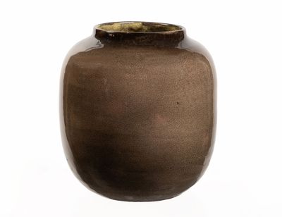 JEAN BESNARD (1889-1958) Vase balustre à très large col annu…