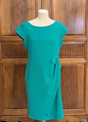 SASSIA PARIS - Robe couleur verte - Taille 4 - Made in Franc…