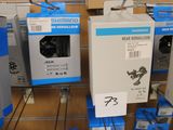 many boxes of electronics on the shelves in the store