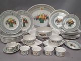 a picture of a collection of china dishes and cups