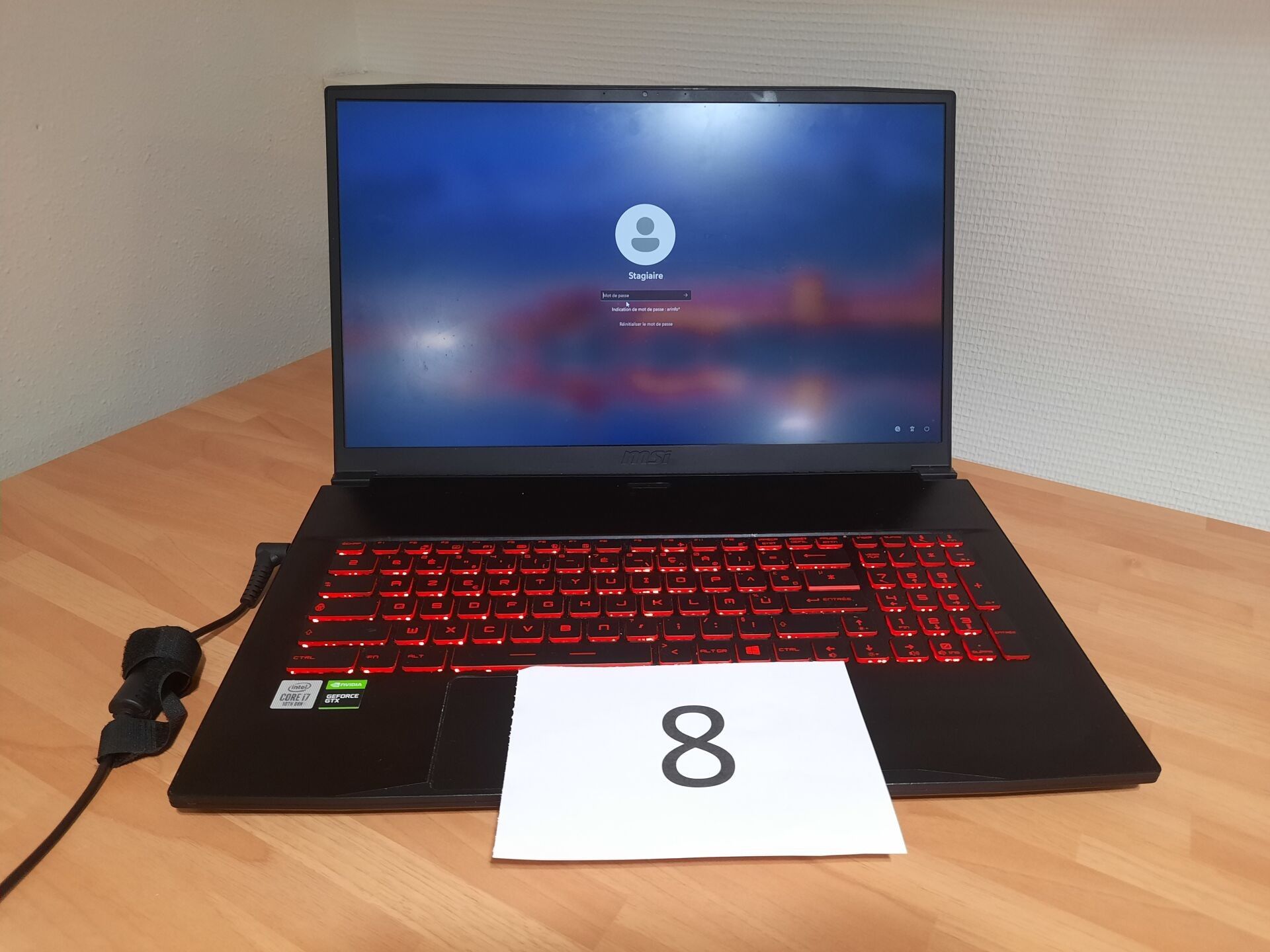 Ordinateur portable MSI, MS17F4, Intel Core i7, 16 Go RAM, G…