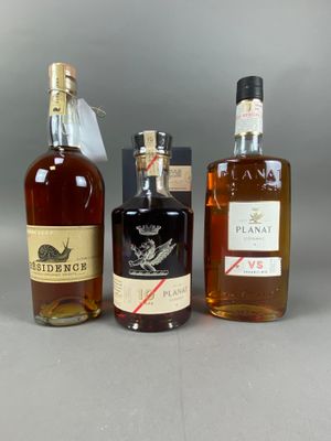 1 B Cognac V.S.O.P, Résidence, 70 cl 1 B Cognac, Planat, 10 …