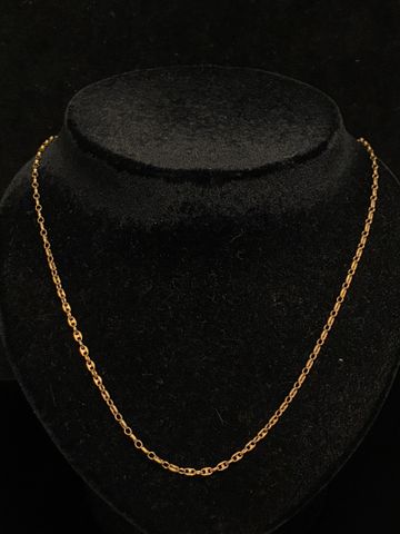 Chaine de cou en or 18 carats 750 millièmes. En règle. Poids brut...
