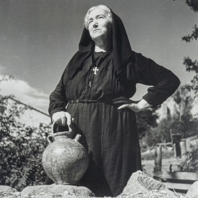 André GAMET (1919-2017) Corse. Femme de Bastelica, 1946