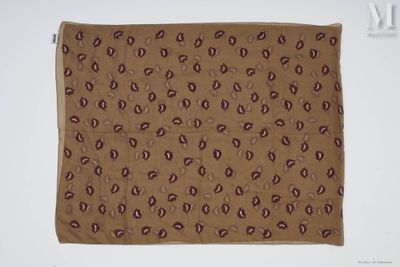 une image représentant un banda marron orné d'un motif paisley