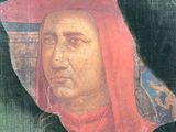 an image of a painting of a man wearing a red hat