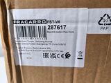 a close up of a cardboard box with a barcode on it