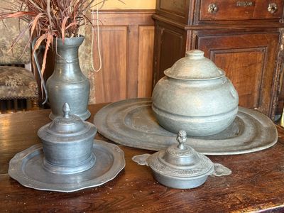 Étains anciens, Enlèvement sur place : JEUDI 16 Avril à 14h3…