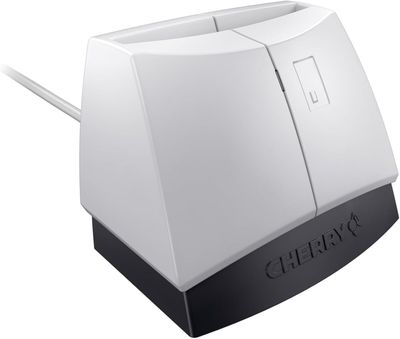 a computer mouse that is sitting on top of a stand