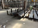 a large warehouse filled with lots of steel bars