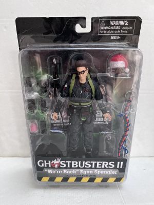 La figurine « Ghostbusters » est conditionnée dans un emballage en plastique
