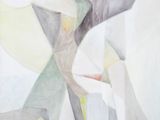 tableau représentant un oiseau aux couleurs blanche et verte