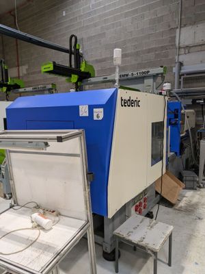 Presse horizontale d'injection plastique TEDERIC type DE.180 - Photo 1