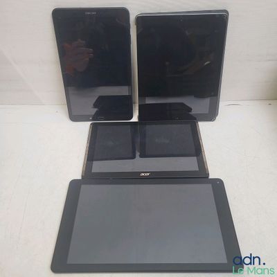 Lot de 4 Tablettes (Acer, Samsung, Apple, Logicom) - Non tes…
