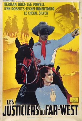 justicers of far west - 11 x 17 movie poster - french style a
