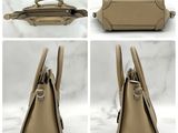 a collage of photos of the inside of a handbag