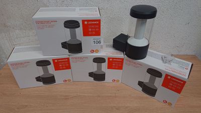 Lot de 4 Appliques LED d'extérieur LEDVANCE, 12W ,3000K ,Gri…